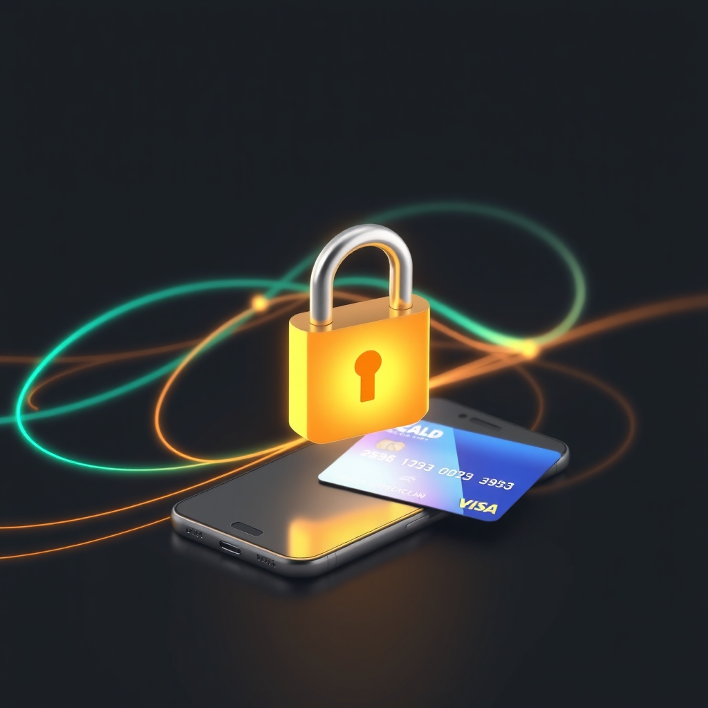 Lucchetto digitale su smartphone e carta, metodi di pagamento sicuri sui siti non AAMS