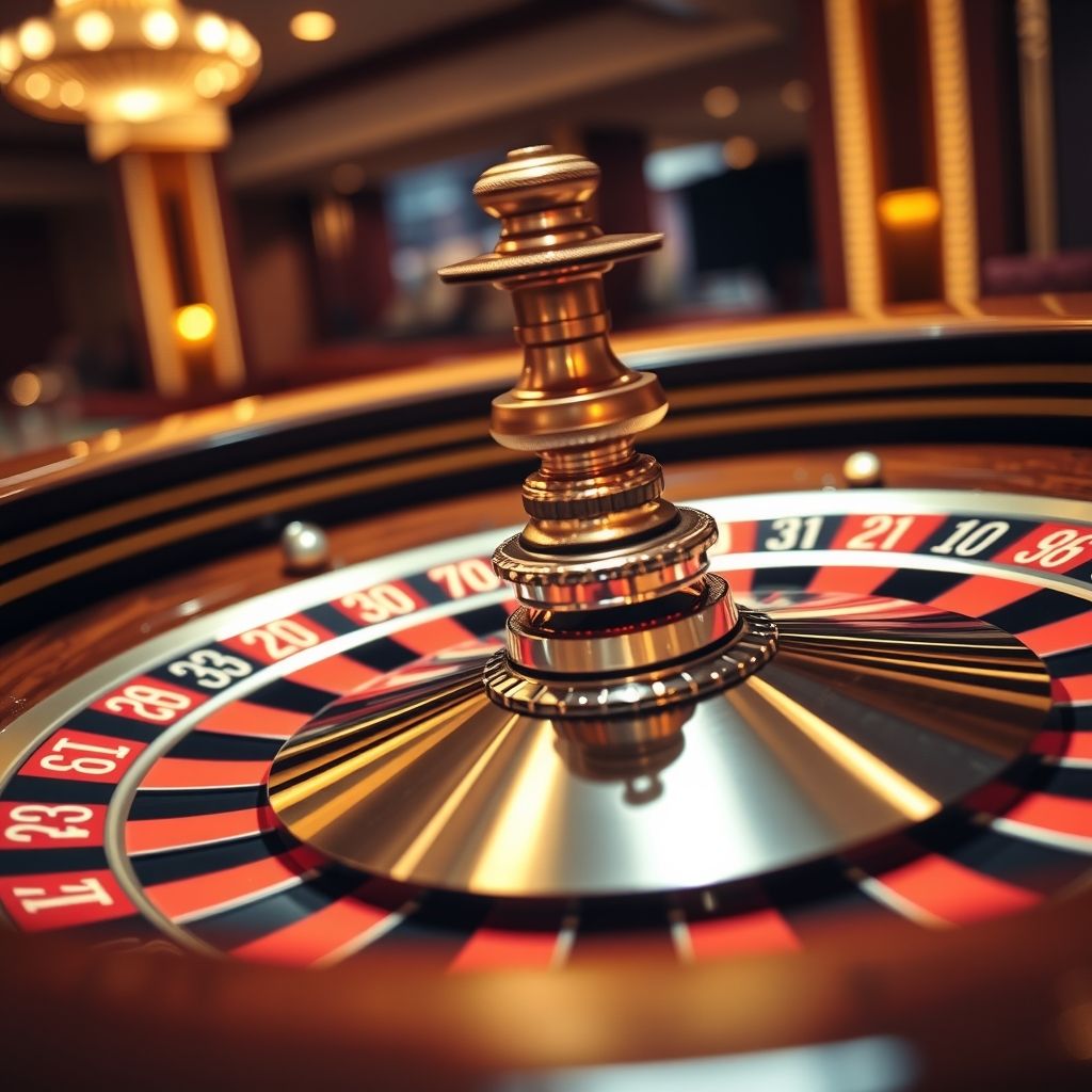 Ruota della roulette europea in movimento, simbolo dei siti scommesse non AAMS sicuri